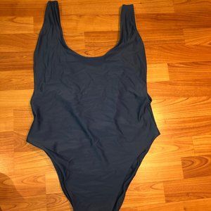 Blue One Piece Bathing Suit